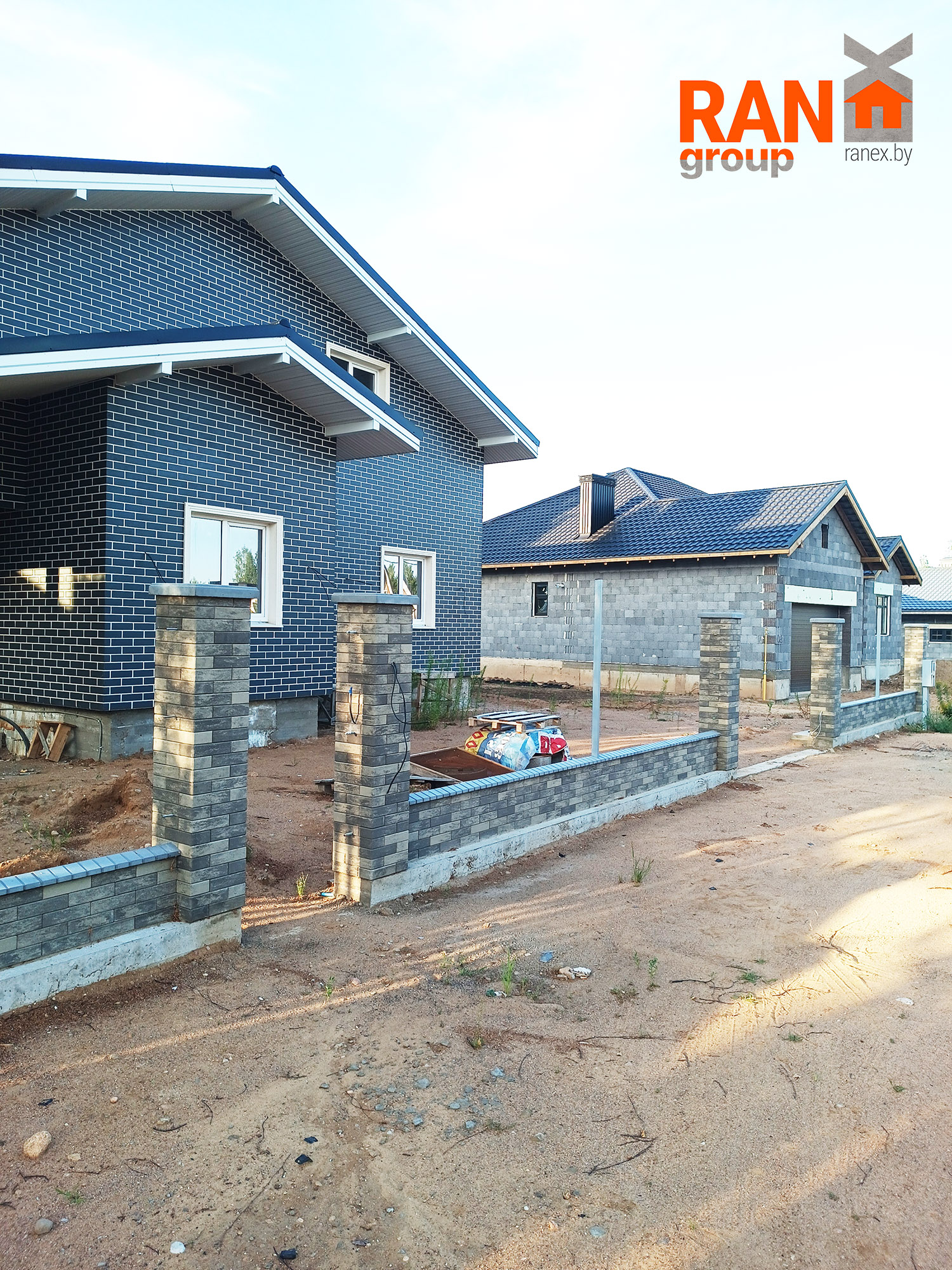 крышки для заборов двускатные под кирпич