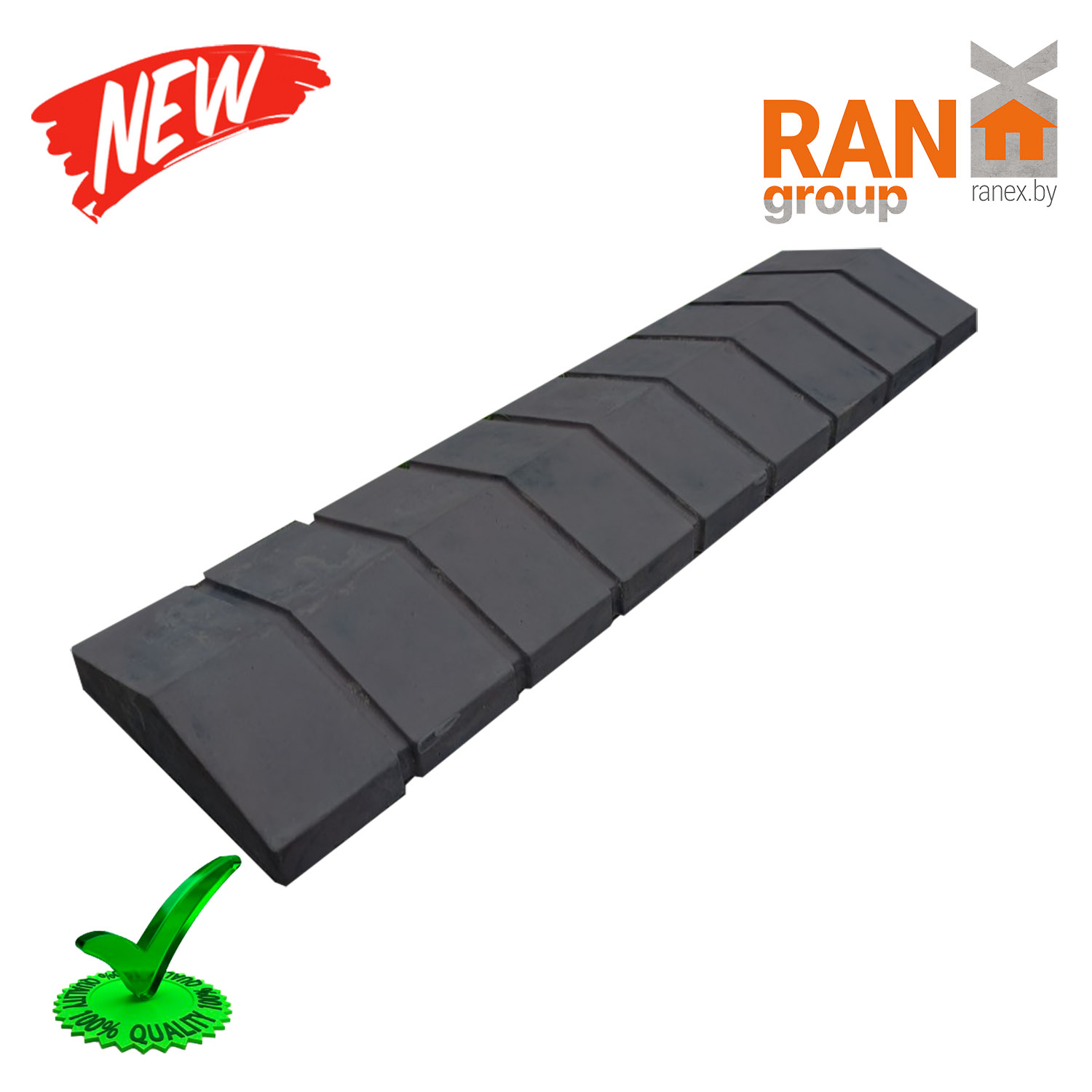 крышка для забора под кирпич графит