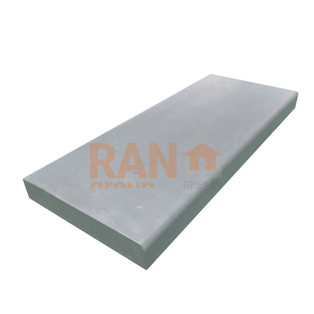 крышка для забора 200х500 серебро