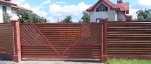 ЗАБОР-ЖАЛЮЗИ – горизонтальный металлический забор