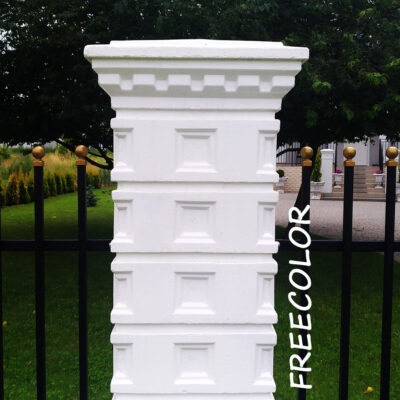 каменный забор из блоков freecolor фото
