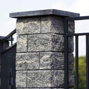 каменный забор из блок rock фото