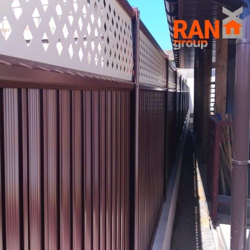 металломодульный забор из профлиста