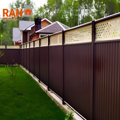 металломодульный забор из профлиста